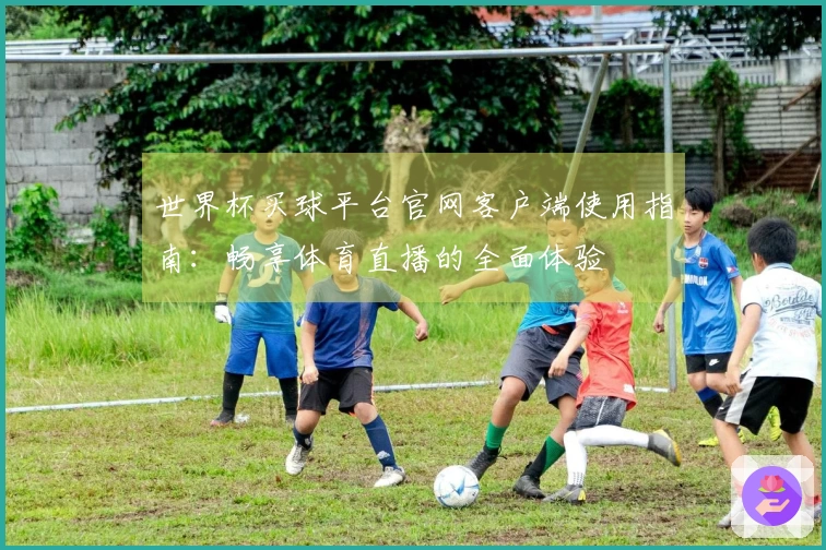 世界杯买球平台官网客户端使用指南：畅享体育直播的全面体验