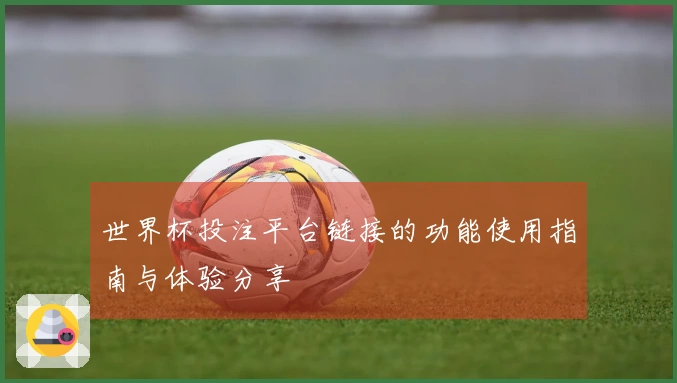 世界杯投注平台链接的功能使用指南与体验分享